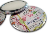 Recycled Map mirrors
